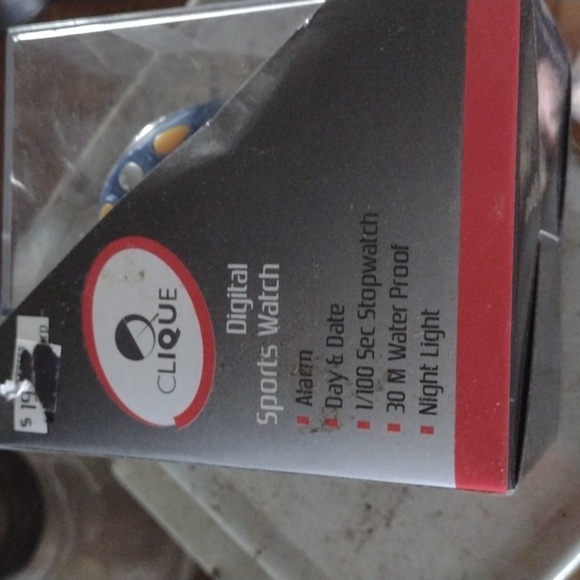 Clique Blue Digital Sports Watch NWT - Picture 2 of 2